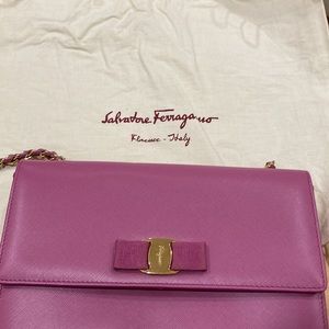 Salvatore Ferragamo Ginny crossbody bag with dust bag